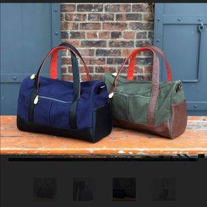 Canopyverde olive and espresso dekalb duffel